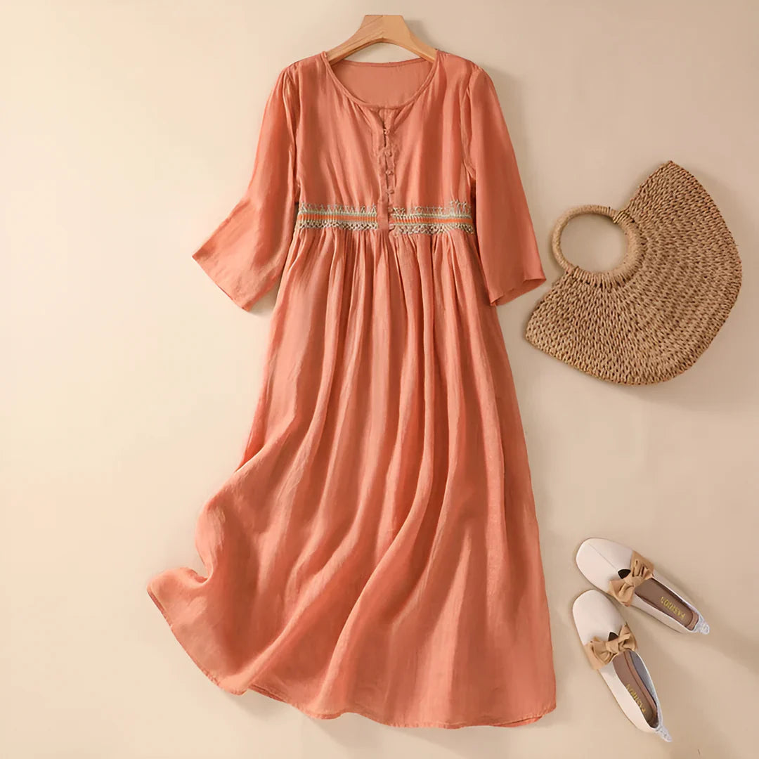 Lily™ - Embroidered Dress