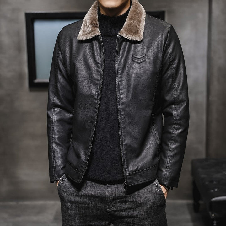 Men's long-sleeve jacket with pockets