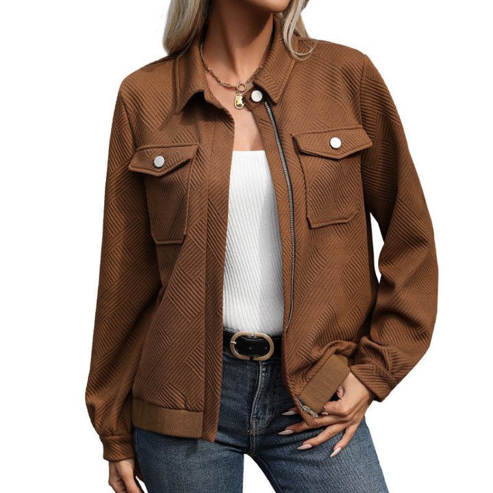 Anna | Women's Long-Sleeve Jacket with Chest Pockets