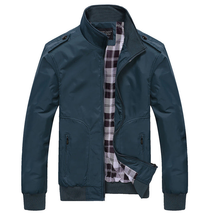 Men's Long-Sleeve Jacket with Pockets