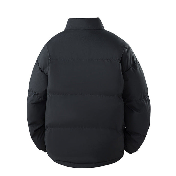 Men's Long-Sleeve Puffer Jacket with Pockets
