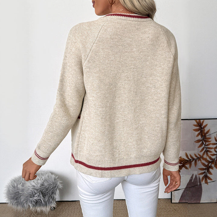 Women's Long-Sleeve Zip-Up Bomber Cardigan with Pockets