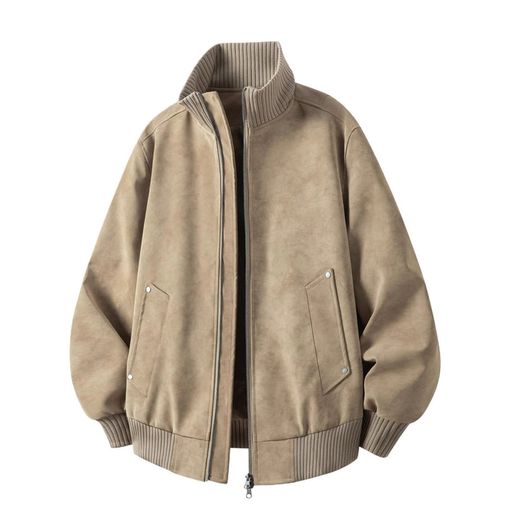 Men’s bomber jacket with long sleeves and pockets