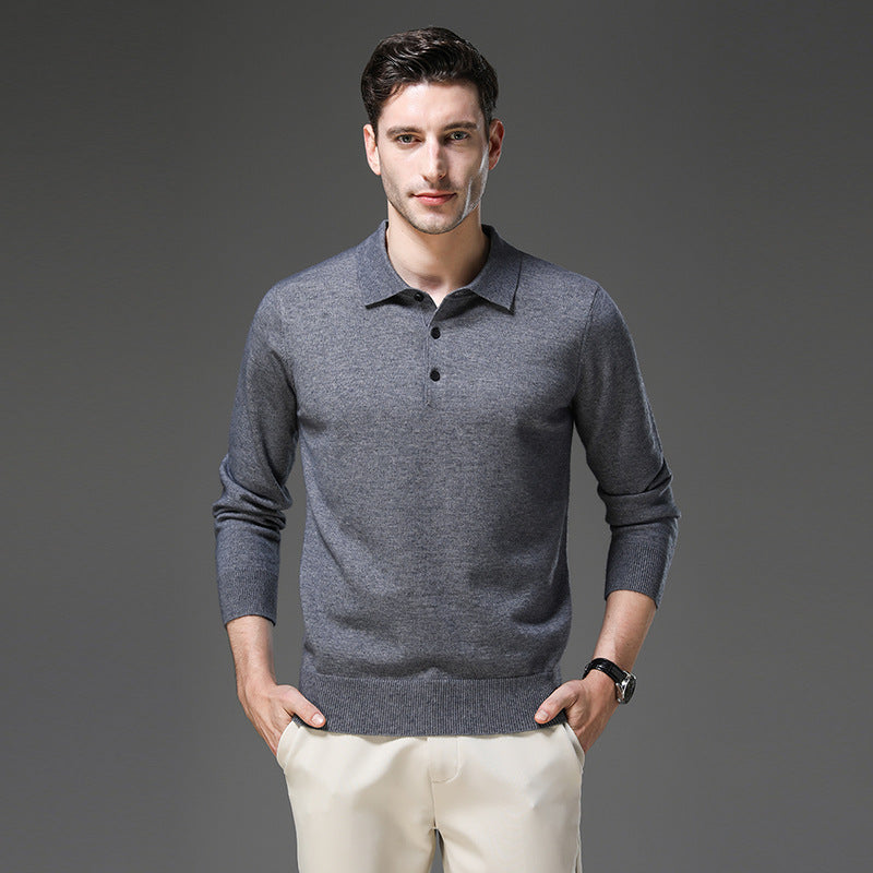 Tobias™ | Cashmere Polo Business Pullover