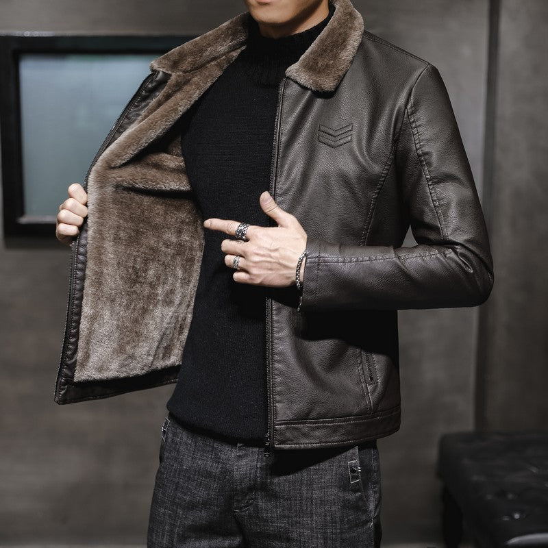 Men's long-sleeve jacket with pockets