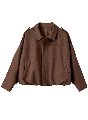 Women's oversized jacket with practical pockets