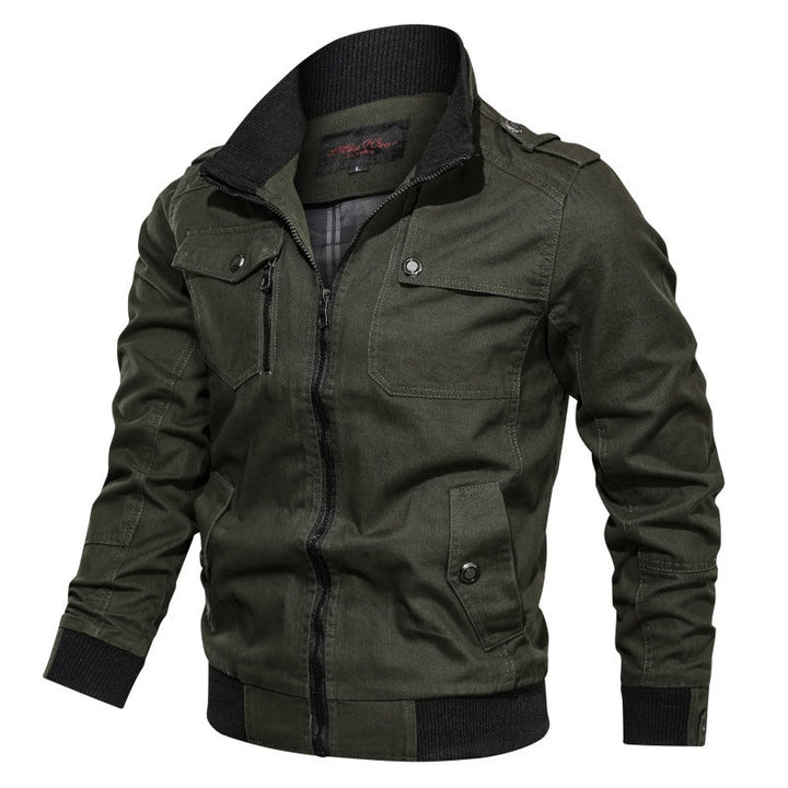 Men's long-sleeve jacket with pockets