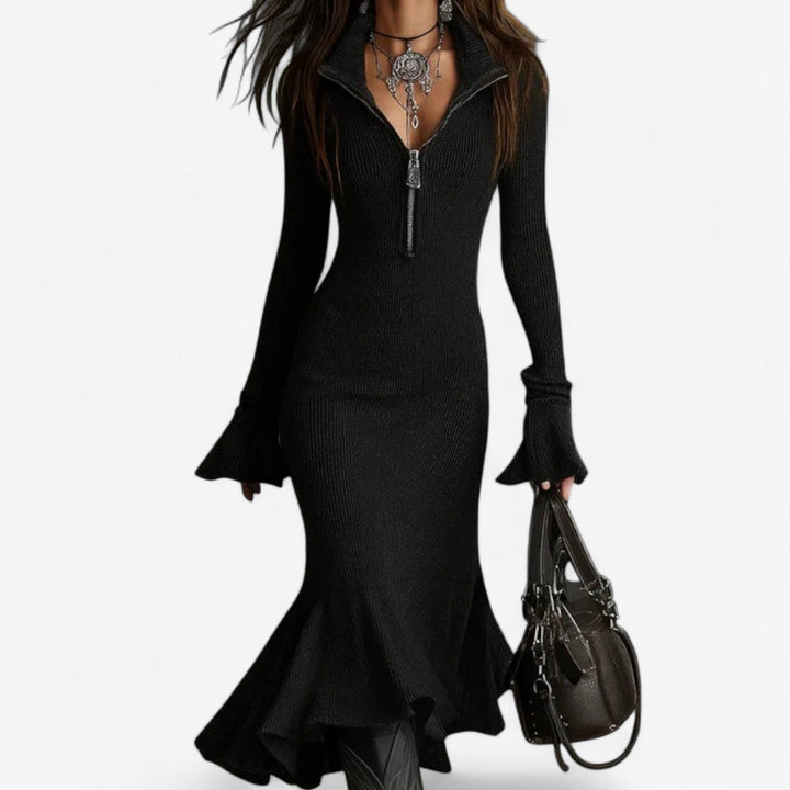 Maud™ Zip-Collar Dress