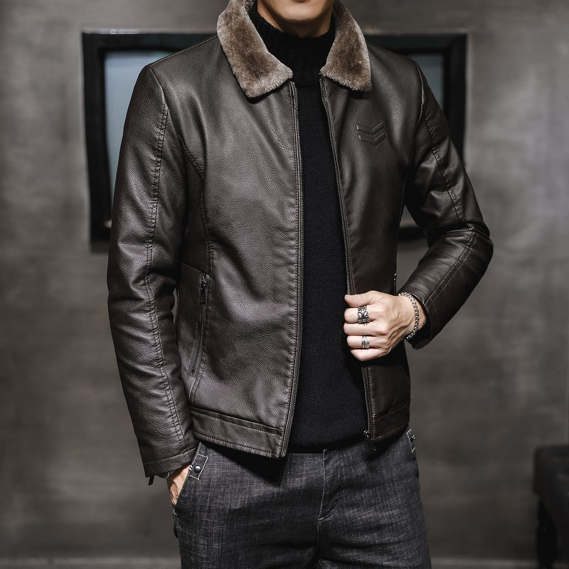 Men's long-sleeve jacket with pockets