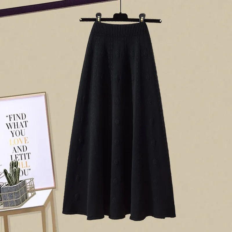 XENIA - Relaxed sweatshirt and skirt