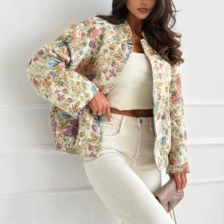 Women's Long-Sleeve Button-Up Jacket