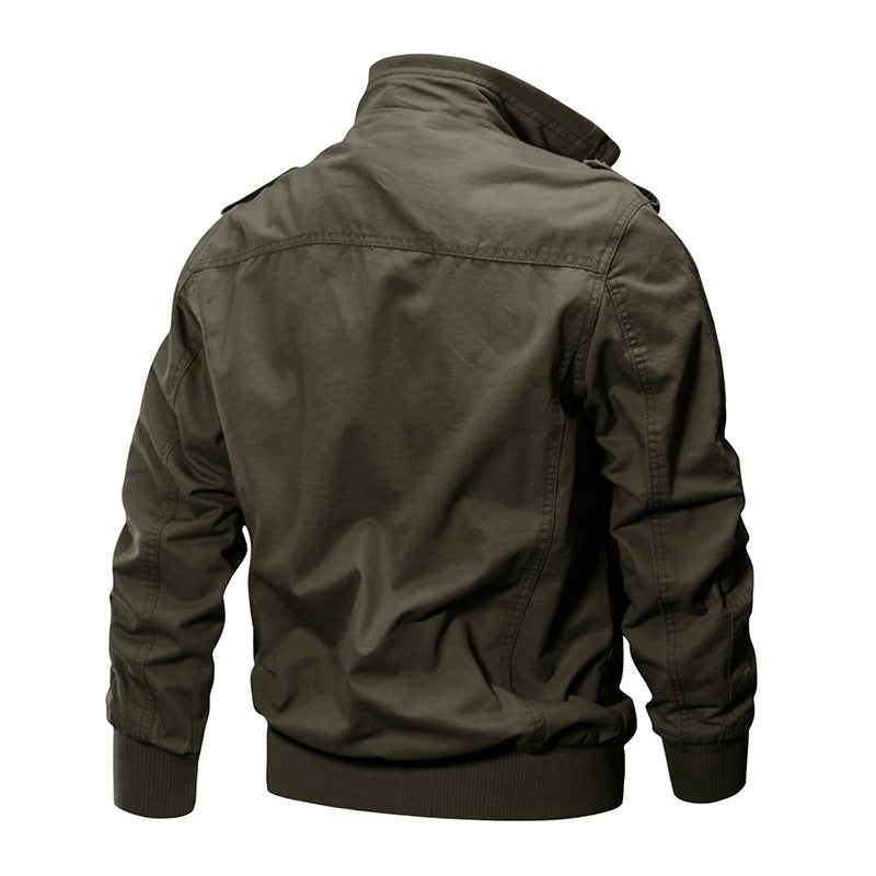 Men's long-sleeve jacket with pockets