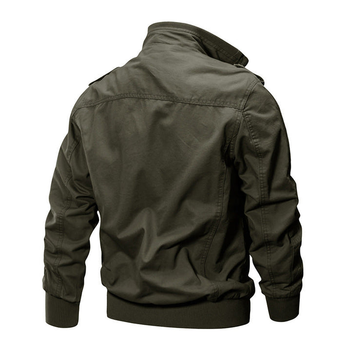 Men's long-sleeve jacket with pockets