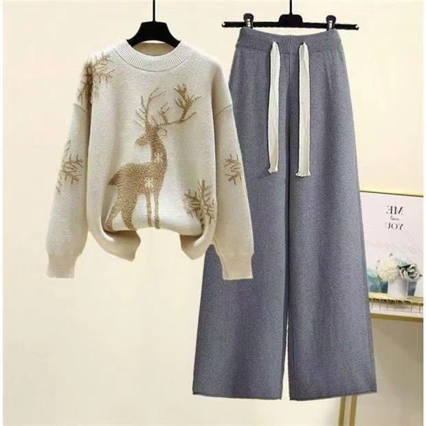 SENTA - Fashionable Plus-Size Knit Set
