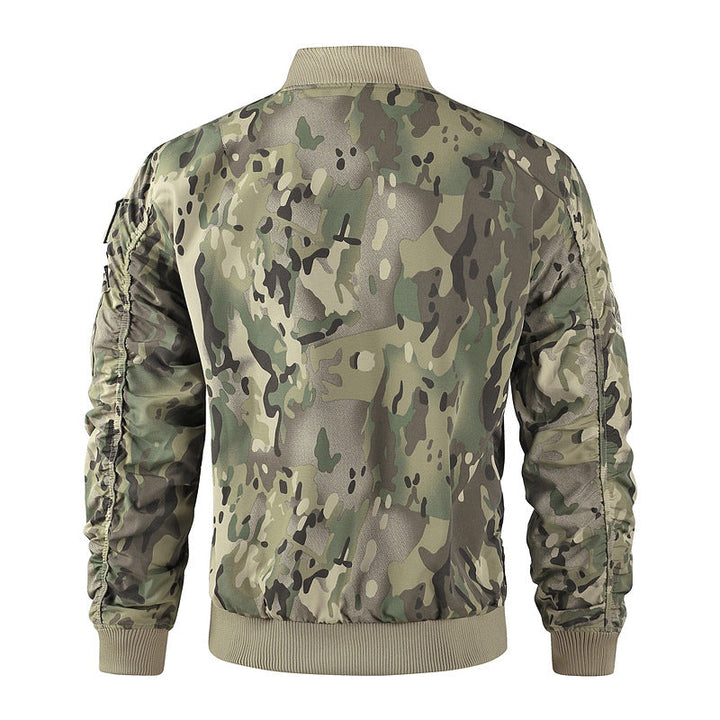 Men’s bomber jacket in pilot style with multifunctional pockets