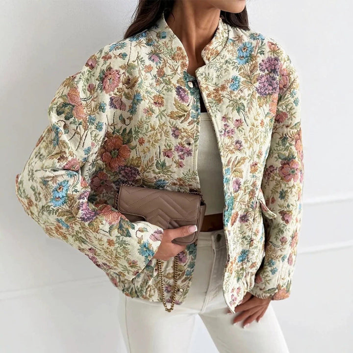 Women's Long-Sleeve Button-Up Jacket
