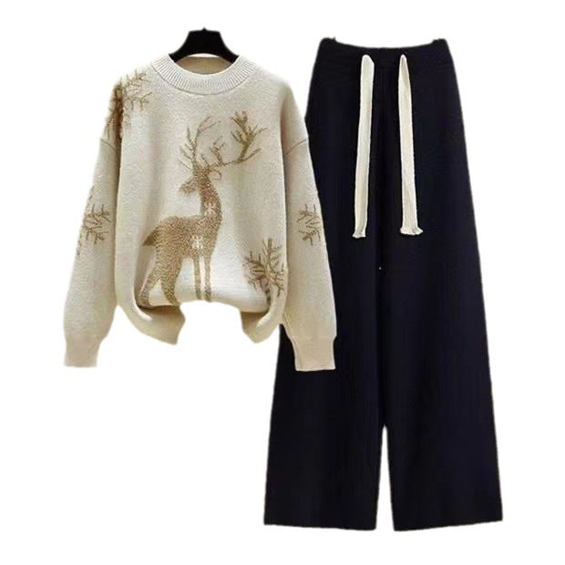 SENTA - Fashionable Plus-Size Knit Set