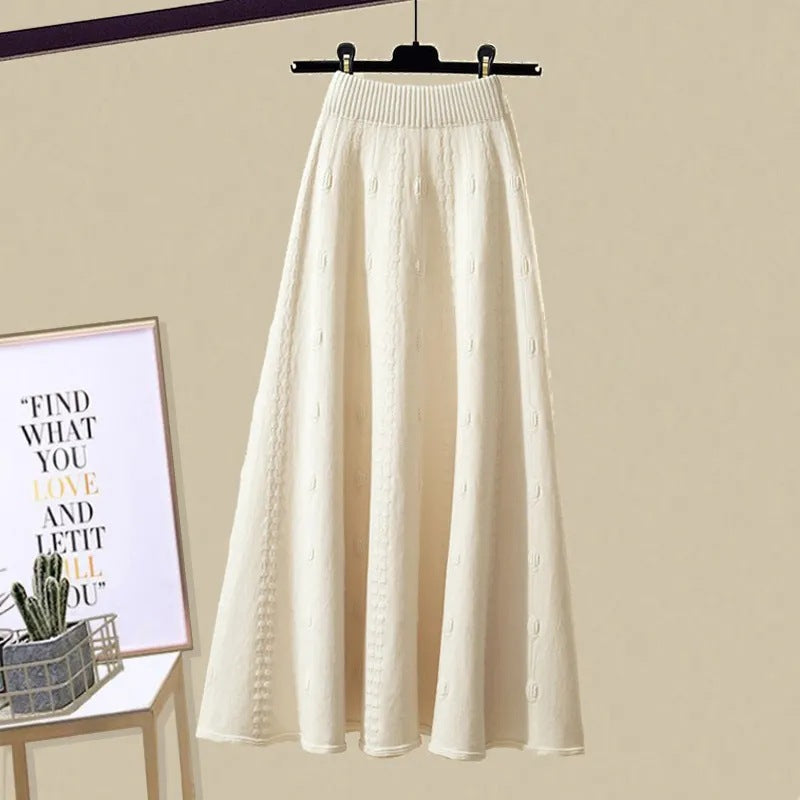 XENIA - Relaxed sweatshirt and skirt