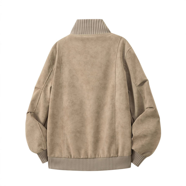 Men’s bomber jacket with long sleeves and pockets