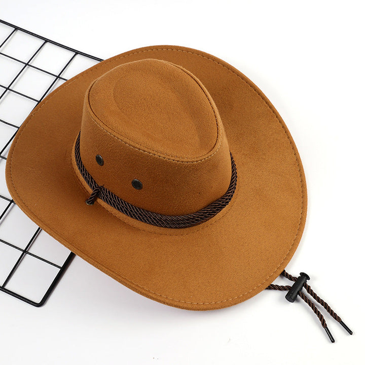 Damen Cowboyhut mit Kordelzug für Outdoor-Aktivitäten
