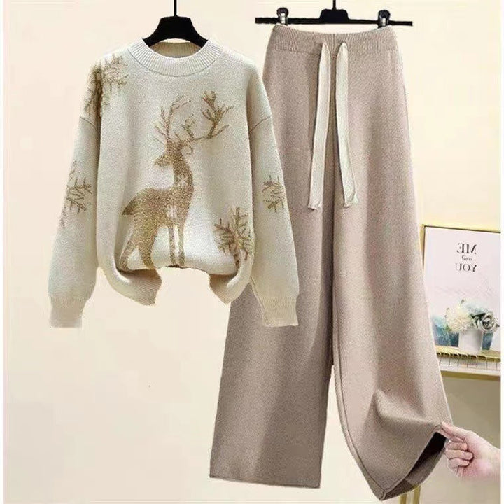SENTA - Fashionable Plus-Size Knit Set