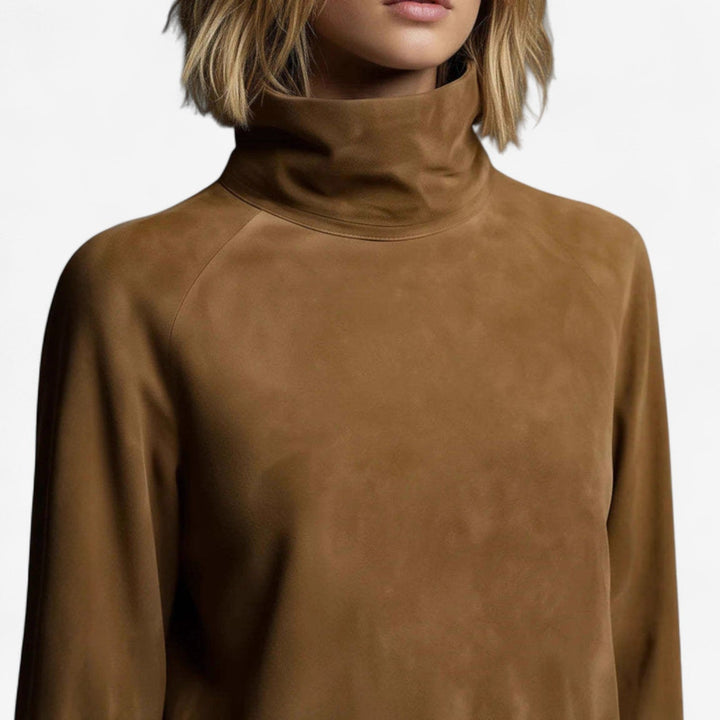 Tania™ Mini Dress with Stand-Up Collar