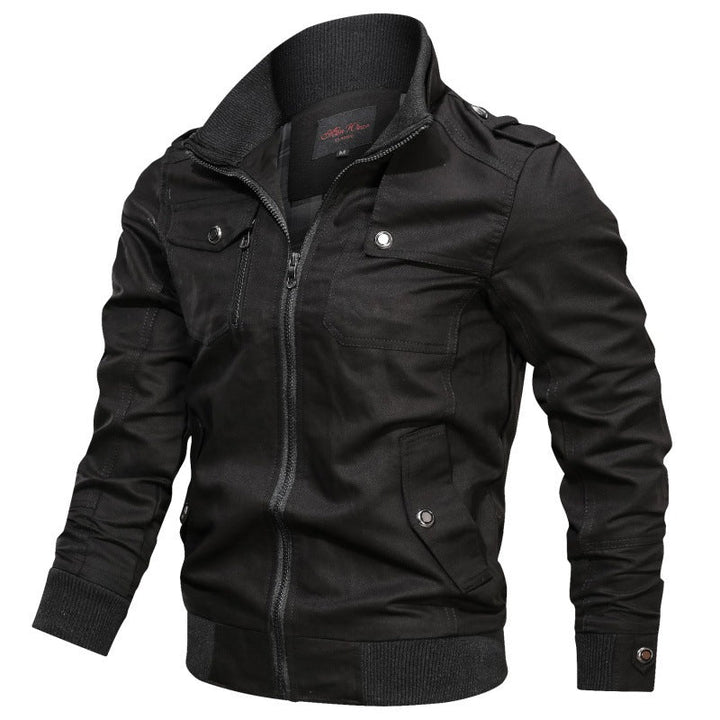 Men's long-sleeve jacket with pockets