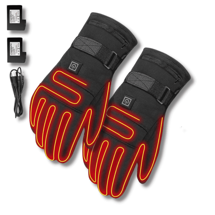 Wasserdichte elektrisch beheizte Handschuhe mit Touchscreen-Sensoren