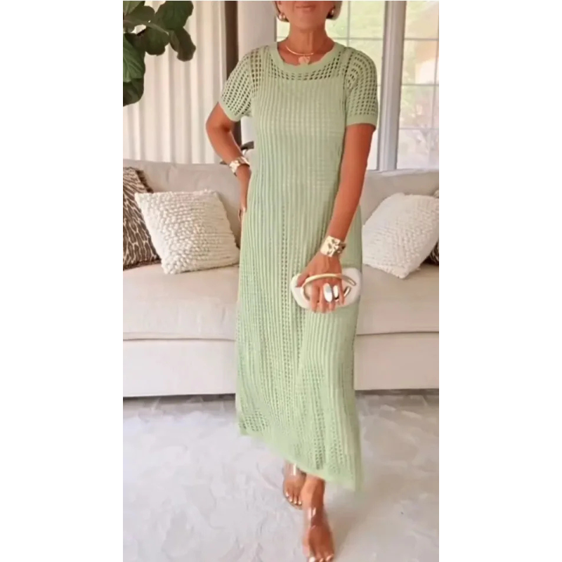 Bethany™ Cut-Out Maxi Dress with Free Slip Dress