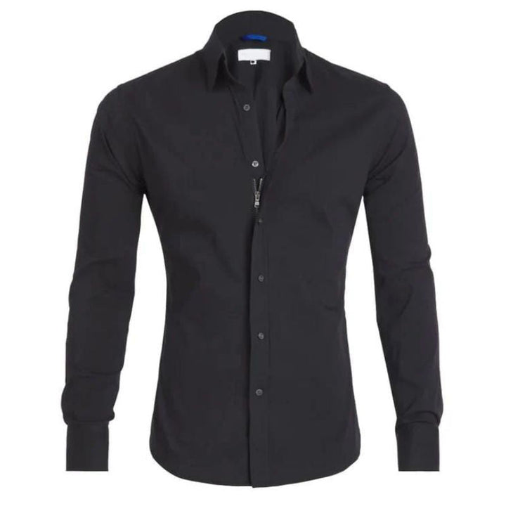 Gabriele - Wrinkle-Free Zip Up Shirt