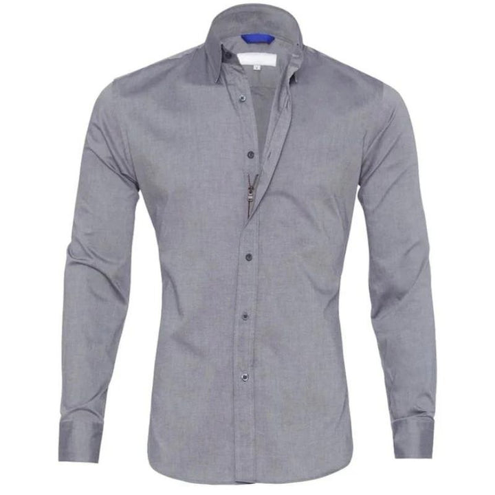 Gabriele - Wrinkle-Free Zip Up Shirt