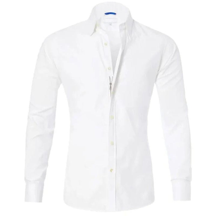 Gabriele - Wrinkle-Free Zip Up Shirt