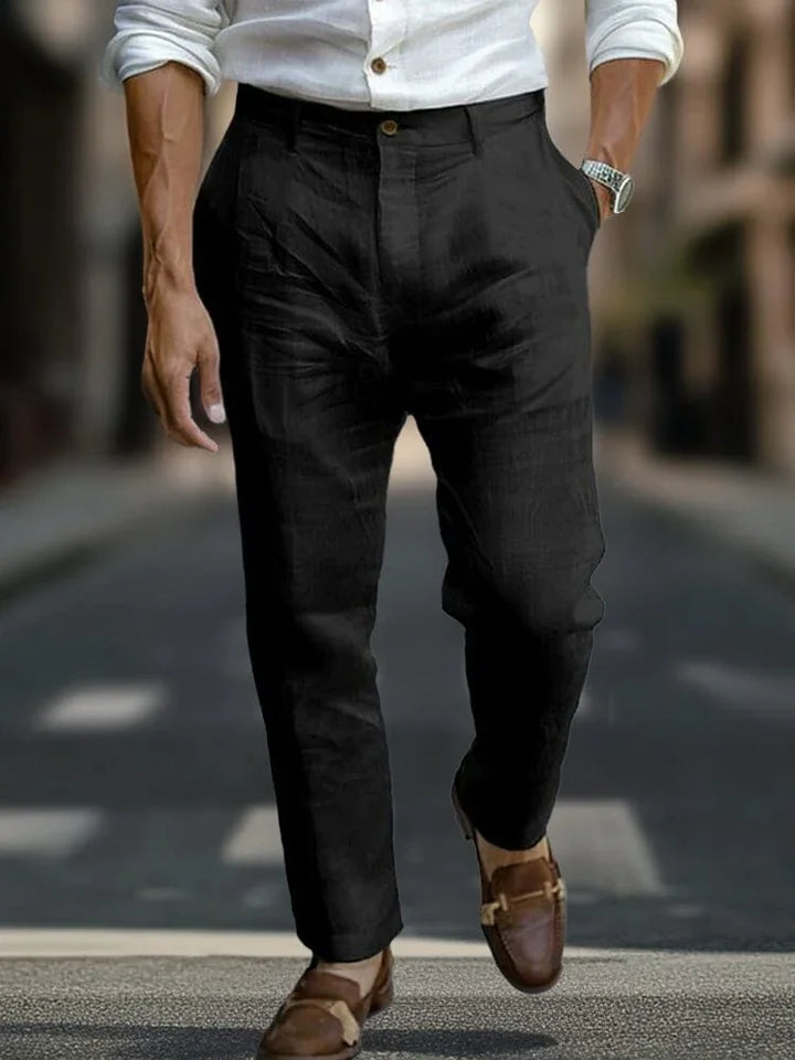 Alaric - Custom Linen Trousers