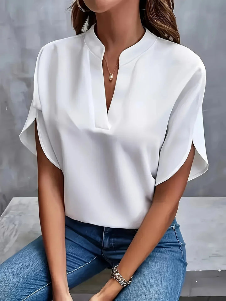 Thalia™ | Sophisticated blouse with a tailored design