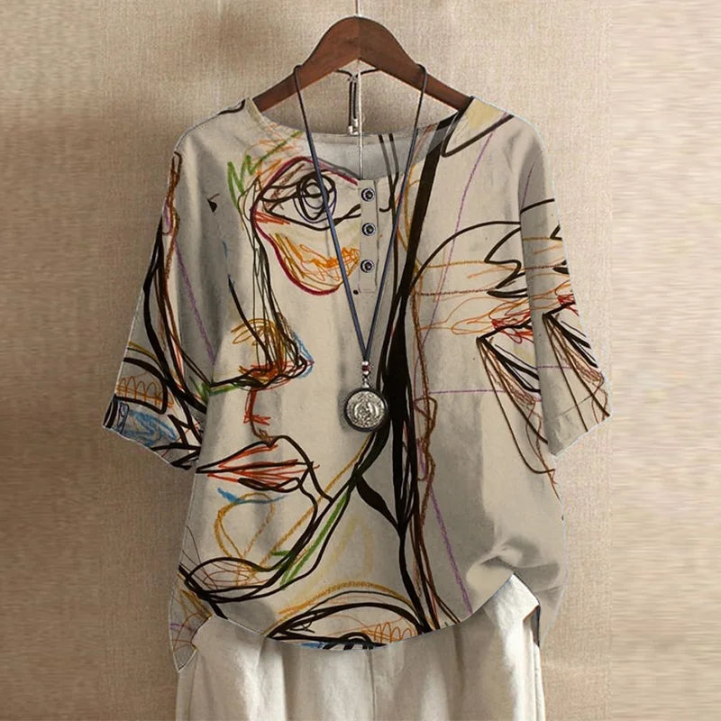 Anya™ | Retro-inspired Blouse