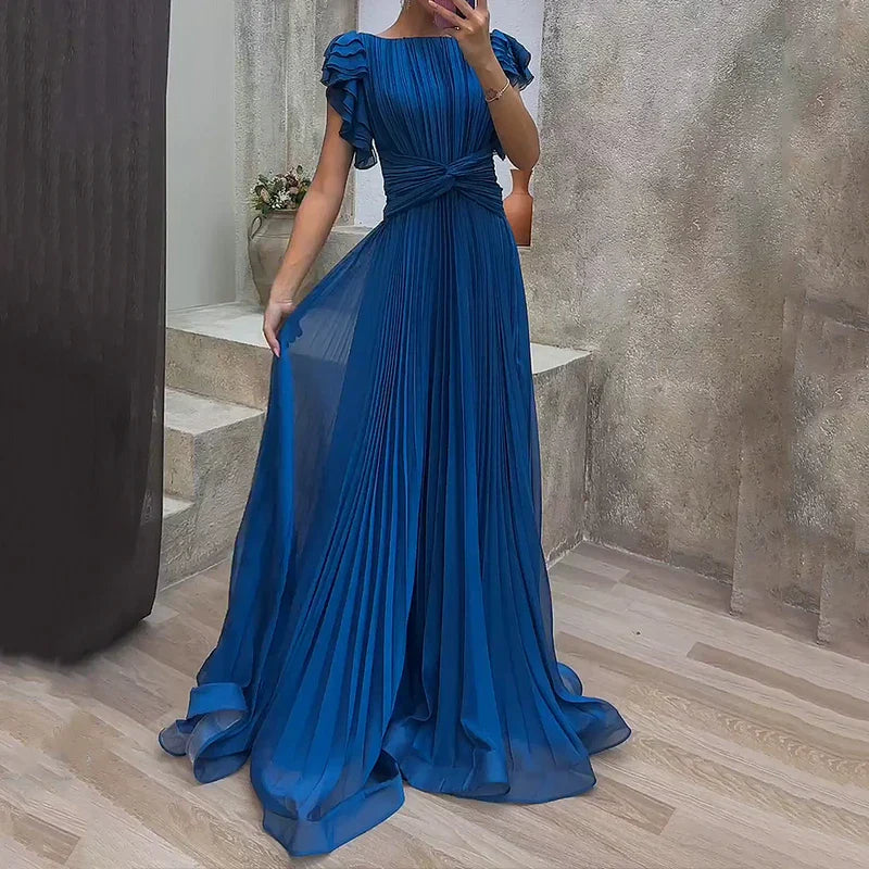 Abigail™ | Elegant Pleated Evening Dress