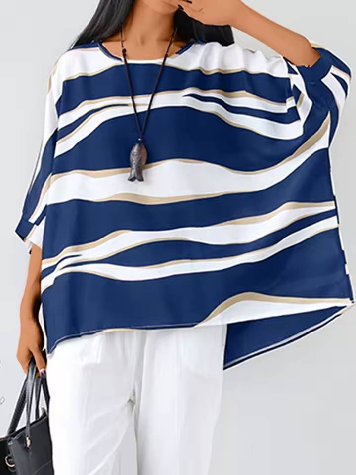 Aria™ - Stylish O-Neck Blouse