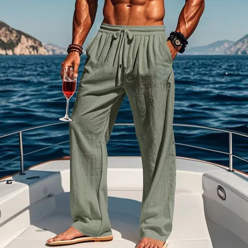 Elyas - Relaxed Linen Trousers