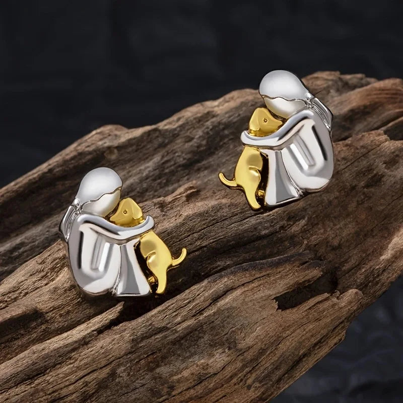 Lisa™ - Dog Earrings with Symbol