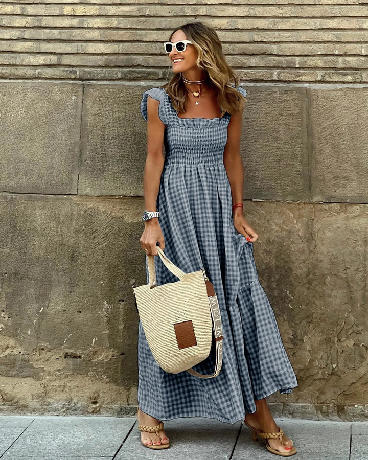 Mila™ | Retro Plaid Dress