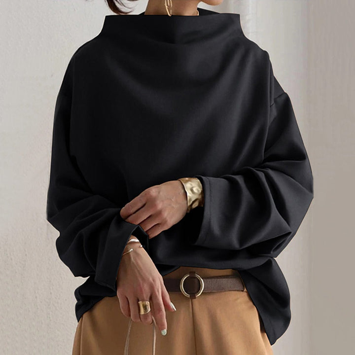 Elly™ - High-Neck Soft Knit Top