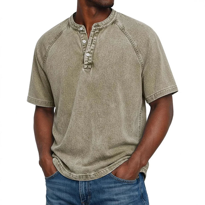 Pedro | Men's Classic Vintage Button-Up Shirt