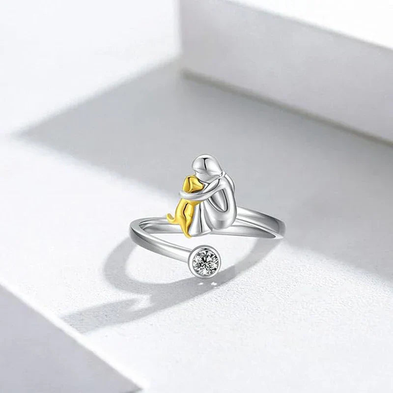 Rose™ - Dog Motif Ring