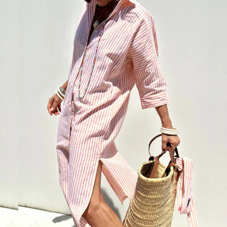 Valeria - Elegant Striped Shirt