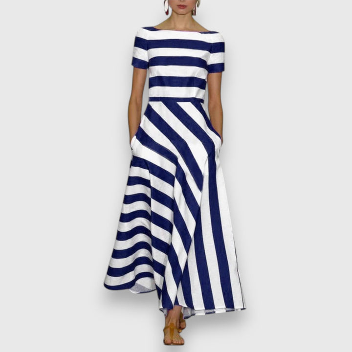 Lorie™ – Elegant Striped Dress