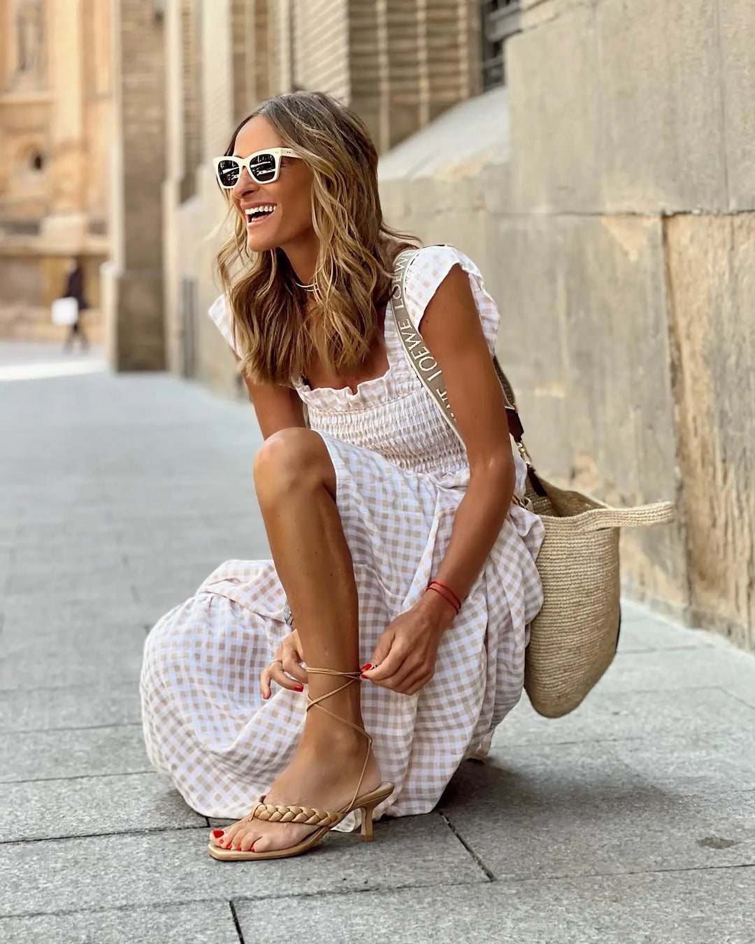Mila™ | Retro Plaid Dress
