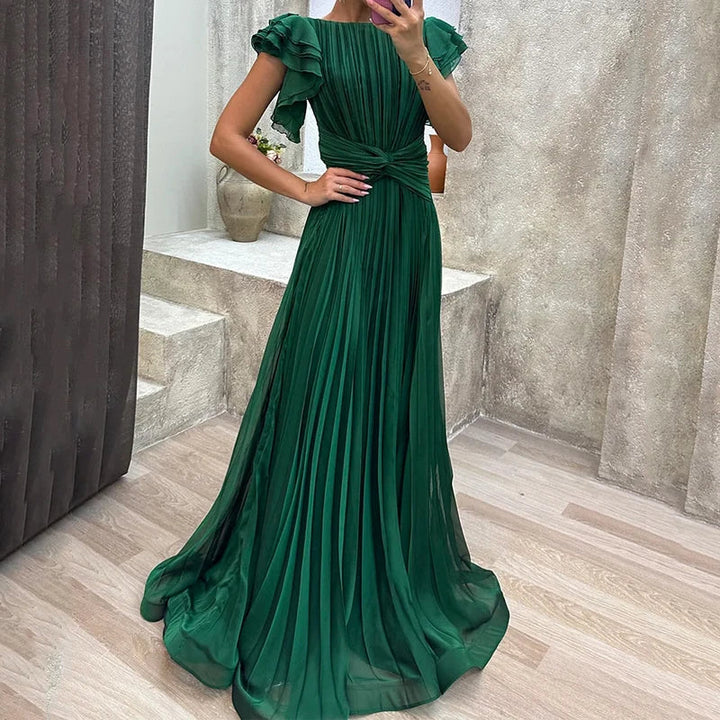 Abigail™ | Elegant Pleated Evening Dress