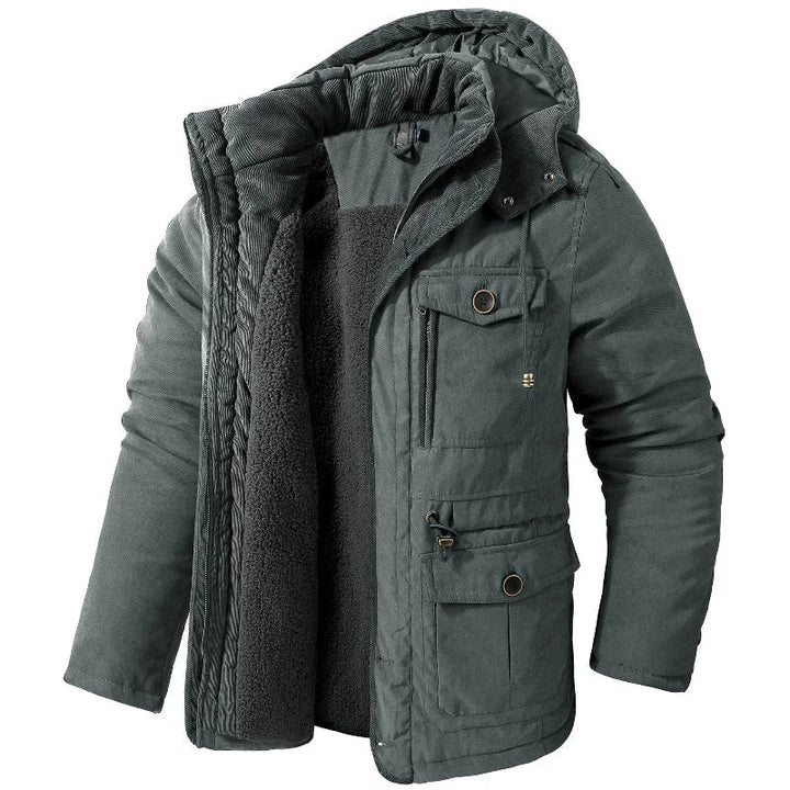 Mason | Men's parka with hood and pockets