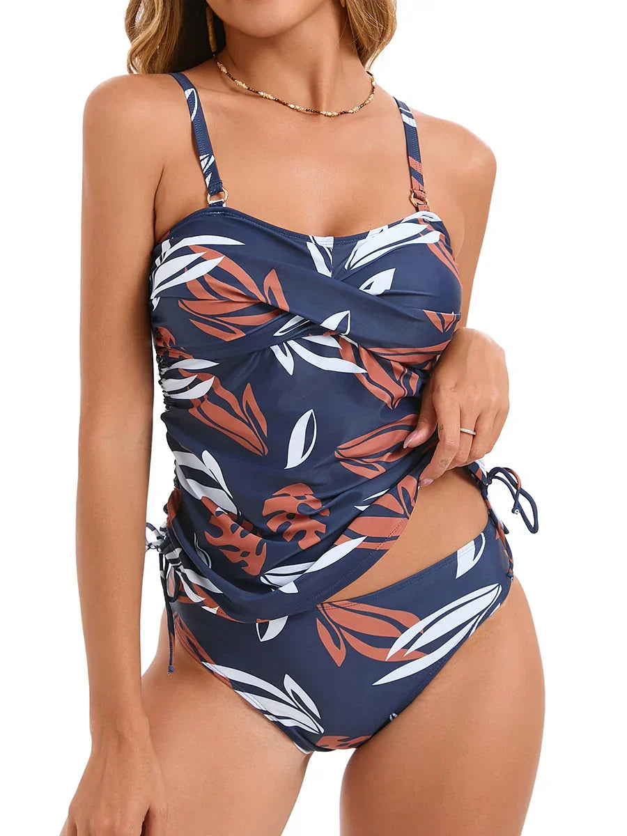 Harper | Women's Tankini Set with Adjustable Side Ties
