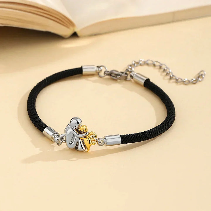 katy™ - Bracelet with Cord and Dog Design